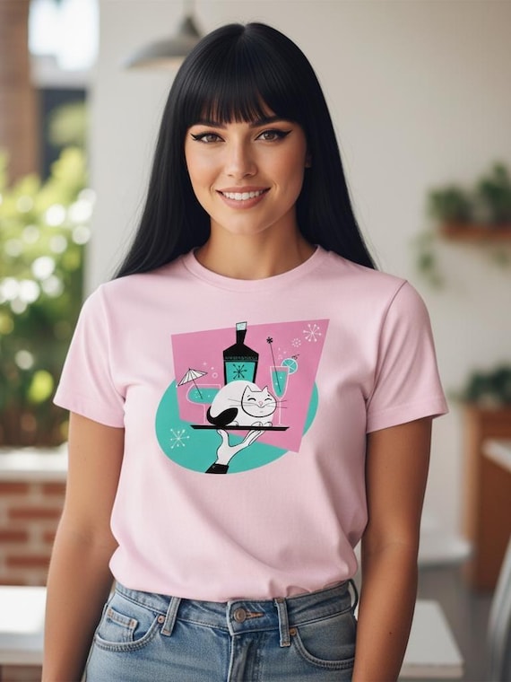 Purrfect New Years | Atomic Age Cat Shirt