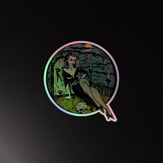 Graveyard Vamp | Holographic Sticker