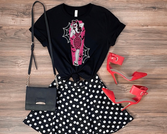 Drop Dead Glam: Batty and Beautiful | Bella + Canvas 3001 Unisex T-Shirt