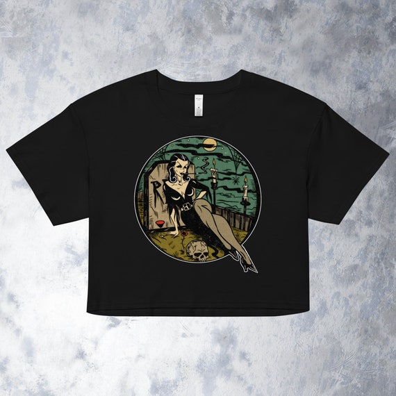 Graveyard Vampire - AS Colour 4062 - Women’s crop top