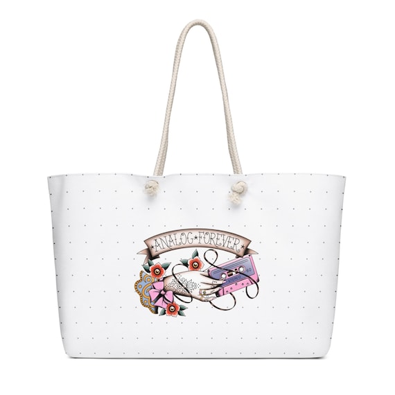Analog Forever | Oversized Weekender Bag