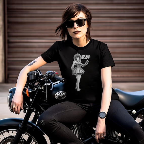 Astro Girl Tee: 1950s Comic Book Style - Bella + Canvas