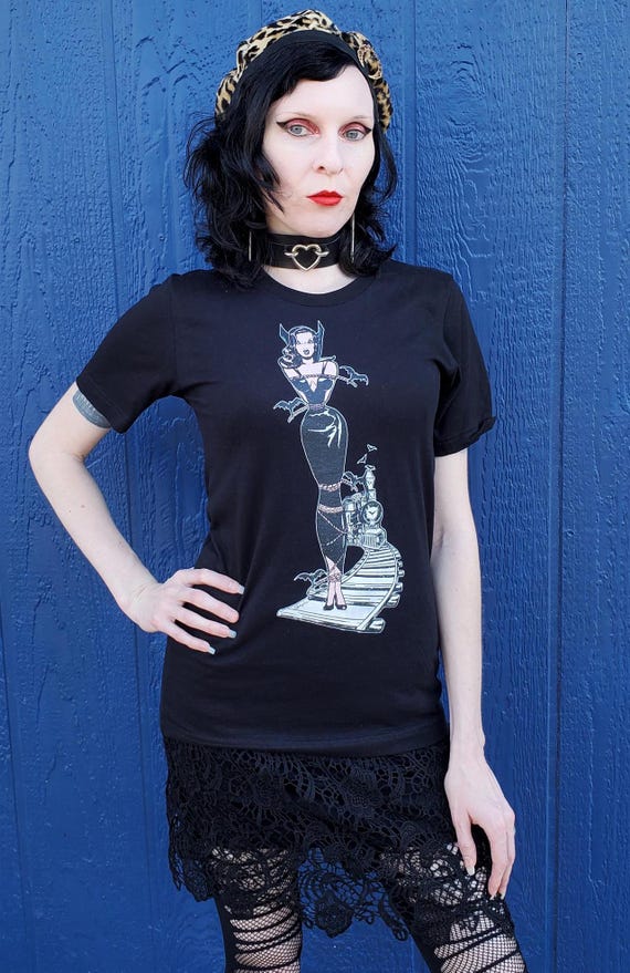 Wrong Side of the Tracks | Vamp Pin-up | Bella + Canvas 3001