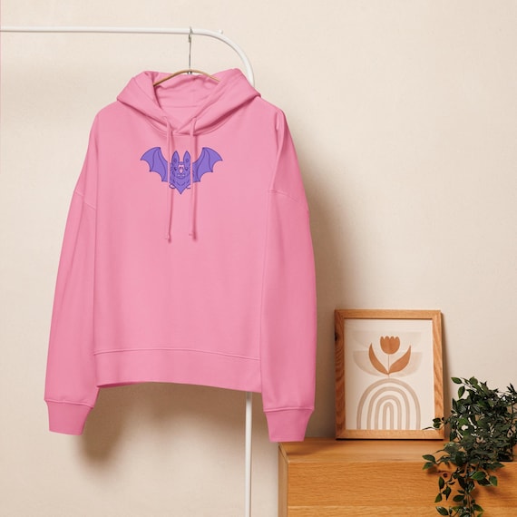 Purple Bat | Women’s Organic Mid-weight Hoodie