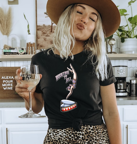 Risking it All: Traditional Ink, T-Shirt; A Traditional Tattoo Illustration