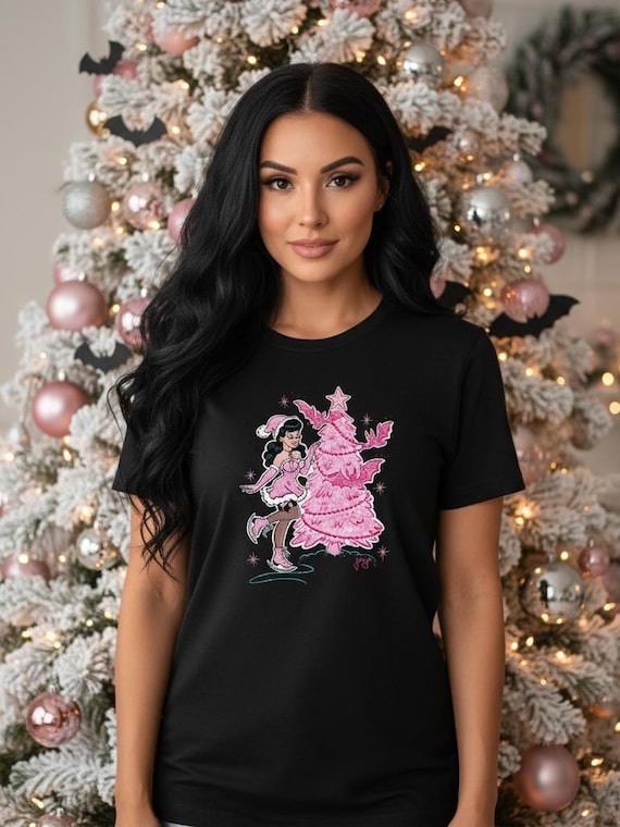 A Sugar Plum Christmas | Gothmas T-Shirt | Bella + Canvas 3001 Tee