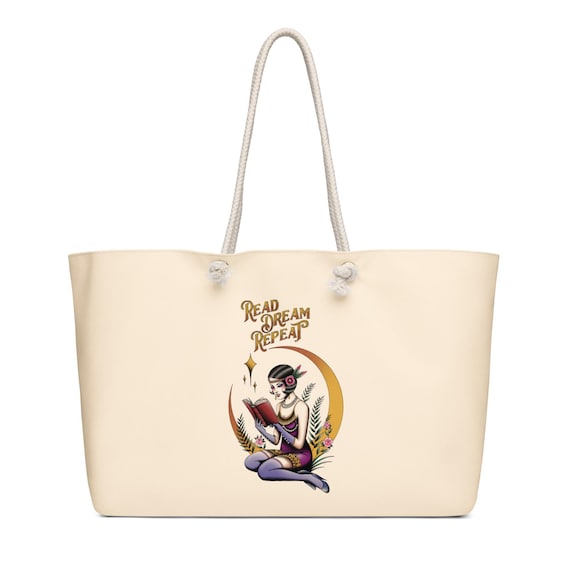 Read, Dream, Repeat | Oversized Weekender Bag