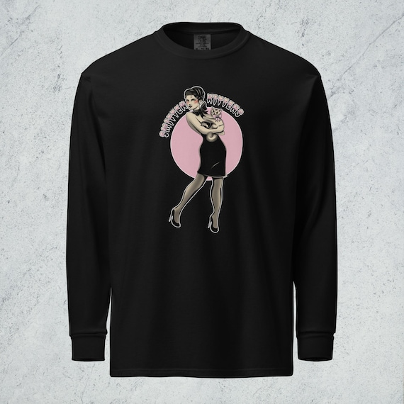 Smitten Kittens | Garment-dyed Heavyweight Long-sleeve Shirt - Comfort Colors