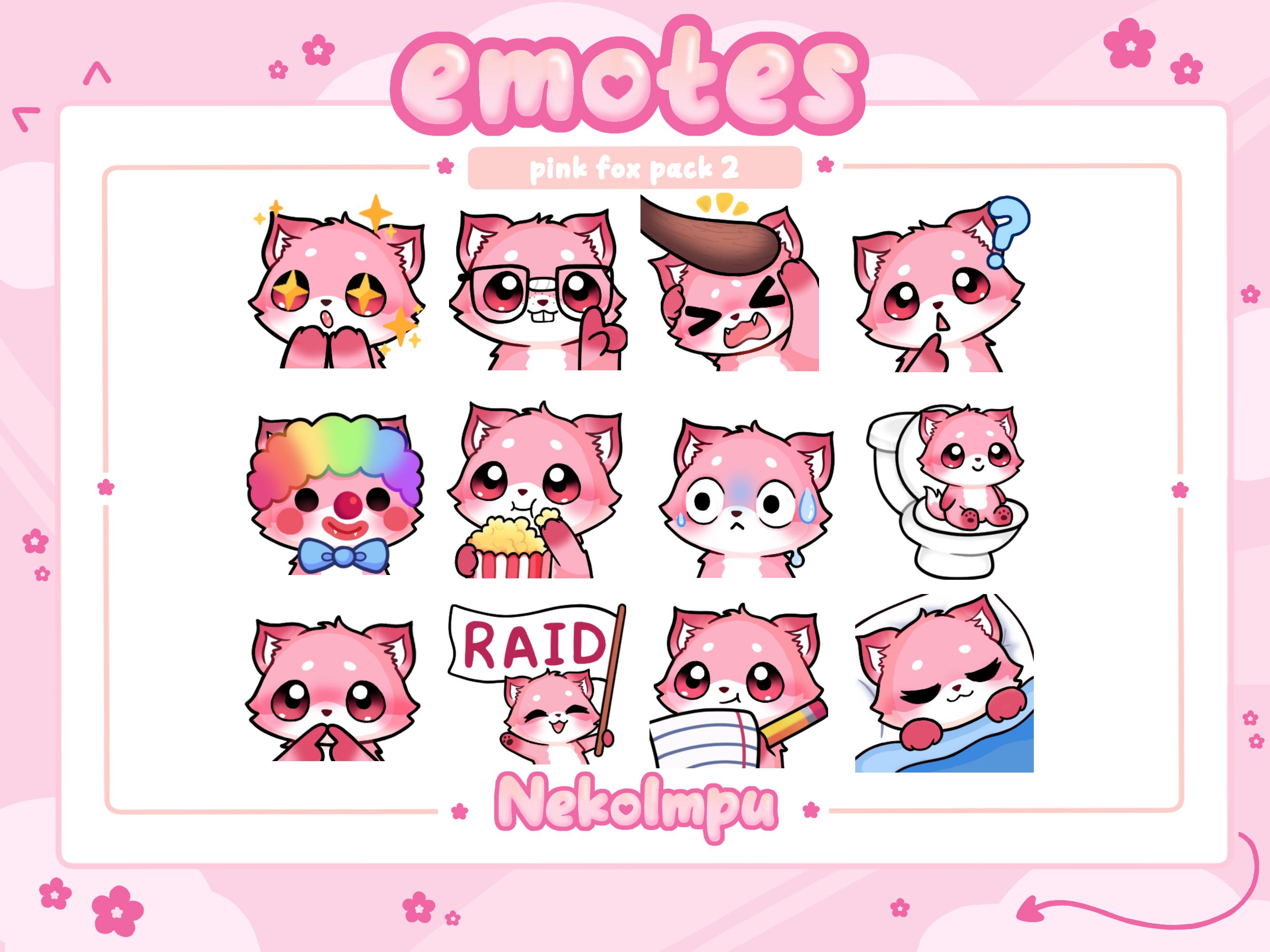 Pink Fox - Etsy