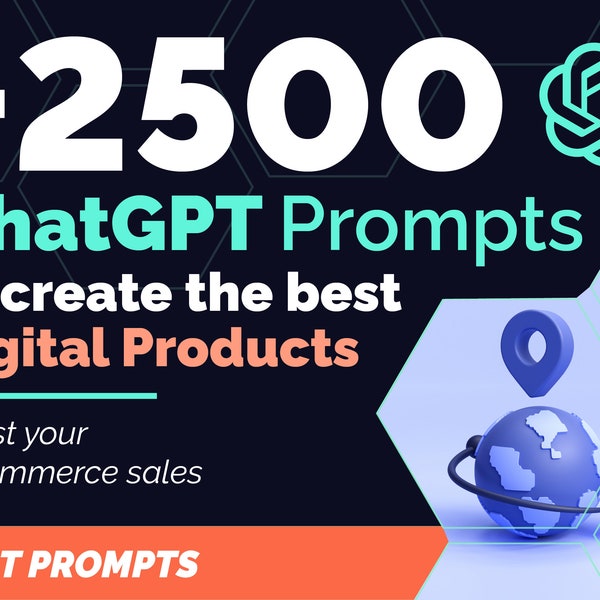 ChatGPT Prompts to Create and Sell Digital Products | For Entrepreneurs and Small Business | Generate passive income quickly |