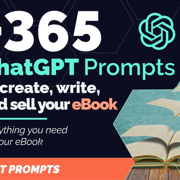 ChatGPT Prompts to eBook Writing | Writing Your eBook with our Google Sheets Planner | Found all the prompts you need for writing your eBook