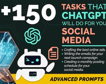 Advanced ChatGPT Prompts for Social Media Marketing: ChatGPT will do it for you | ChatGPT Prompts, Marketing Strategy, Small Business