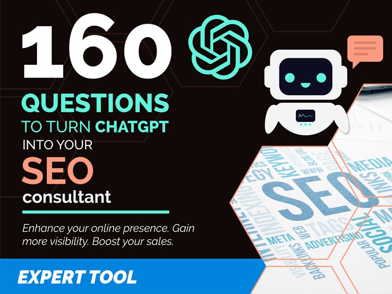 SEO Expert Tool: Revolutionize Your Digital Strategy with ChatGPT Keyword Optimization, Competitor Analysis, Quality Backlinks, Prompts image 1