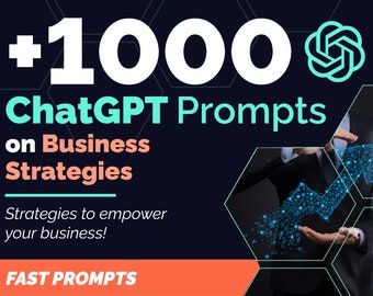 Strategy ChatGPT Prompts to Empower Your Business | For Entrepreneurs and Small Business | Discover Marketing Strategies, Sales Strategies