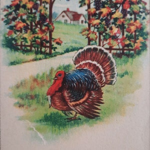 Vintage Postkarten Sammlerstück A Joyful Thanksgiving Unbenutzt Made in USA Karten