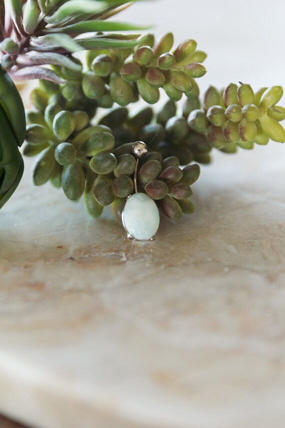 Larimar Gemstone Belly Button Piercing, Surgical … - image 7