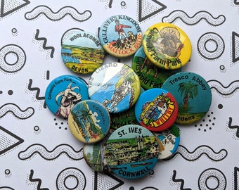 Pick Your Own: Vintage Tourist Pin Badge