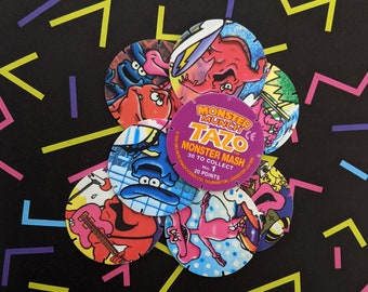 Pick Your Own: Monster Munch Tazos Walkers 90s Collectible