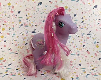 ヴィンテージ MLP G3「プリティパラソル」グリッターポニー | マイリトルポニー | 懐かしい 90 年代と 00 年代のギフト