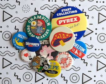 Pick Your Own: Vintage Retro Advertising Badge | Perfect stocking filler, nostalgic gift or to add to a collection