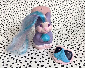PELUCHE PLUSH POPPLES Nuit Polochon Puffball Mattel Vintage #geektradepopples EUR 17,00 - FR