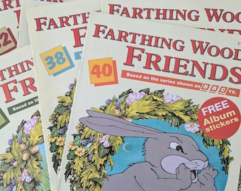 Pick Your Own Vintage Animals of Farthing Wood Magazines Issues 31-40 from the 90s | Wildlife facts, stories, puzzles, freebies