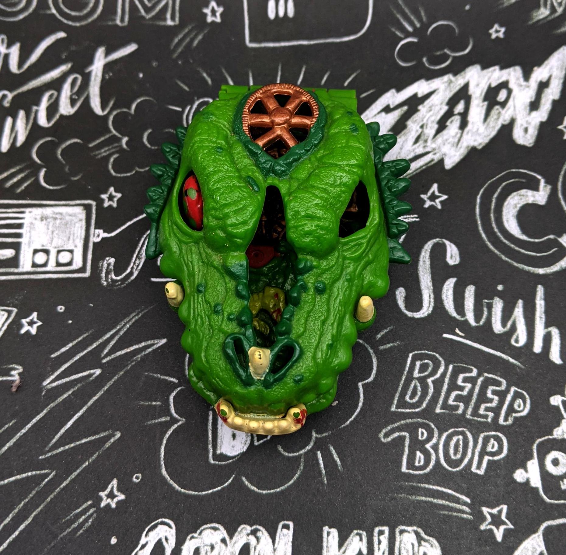 Mighty Max Horror Head 'kronosaur' Playset | Vintage Toy Bluebird