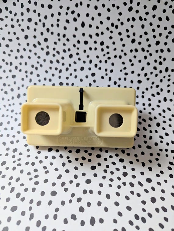 Vintage Lastrade Simplex Stereoscope Viewer With Original Box