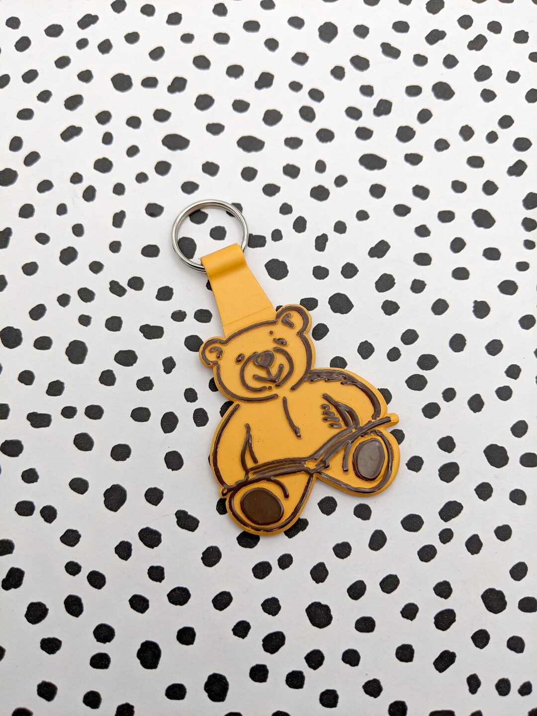 Key Rings Reading Vintage Teddy Reading Key Ring | 1991 See-saw | Perfect Retro Gift ...