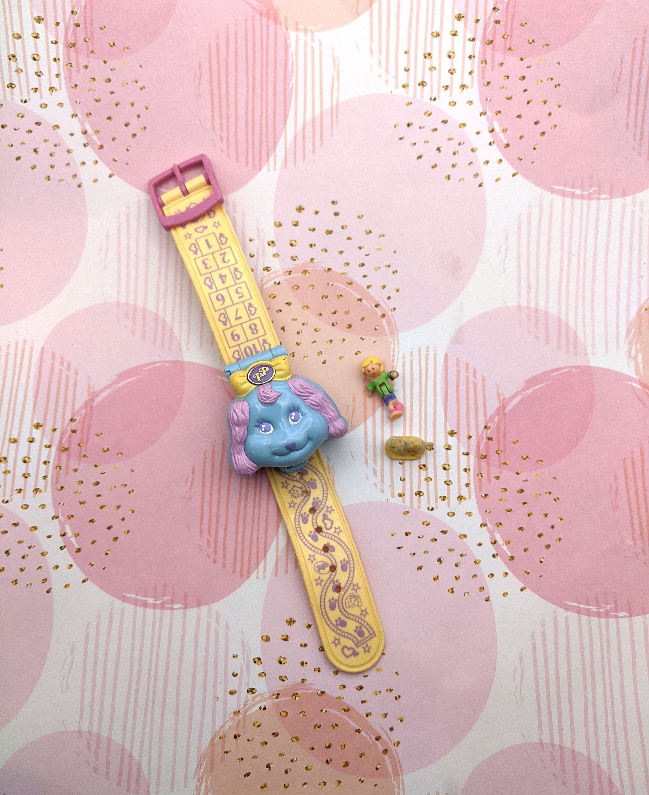 Complete Polly Loves Puppy Bracelet Polly Pocket Vintage 1995 