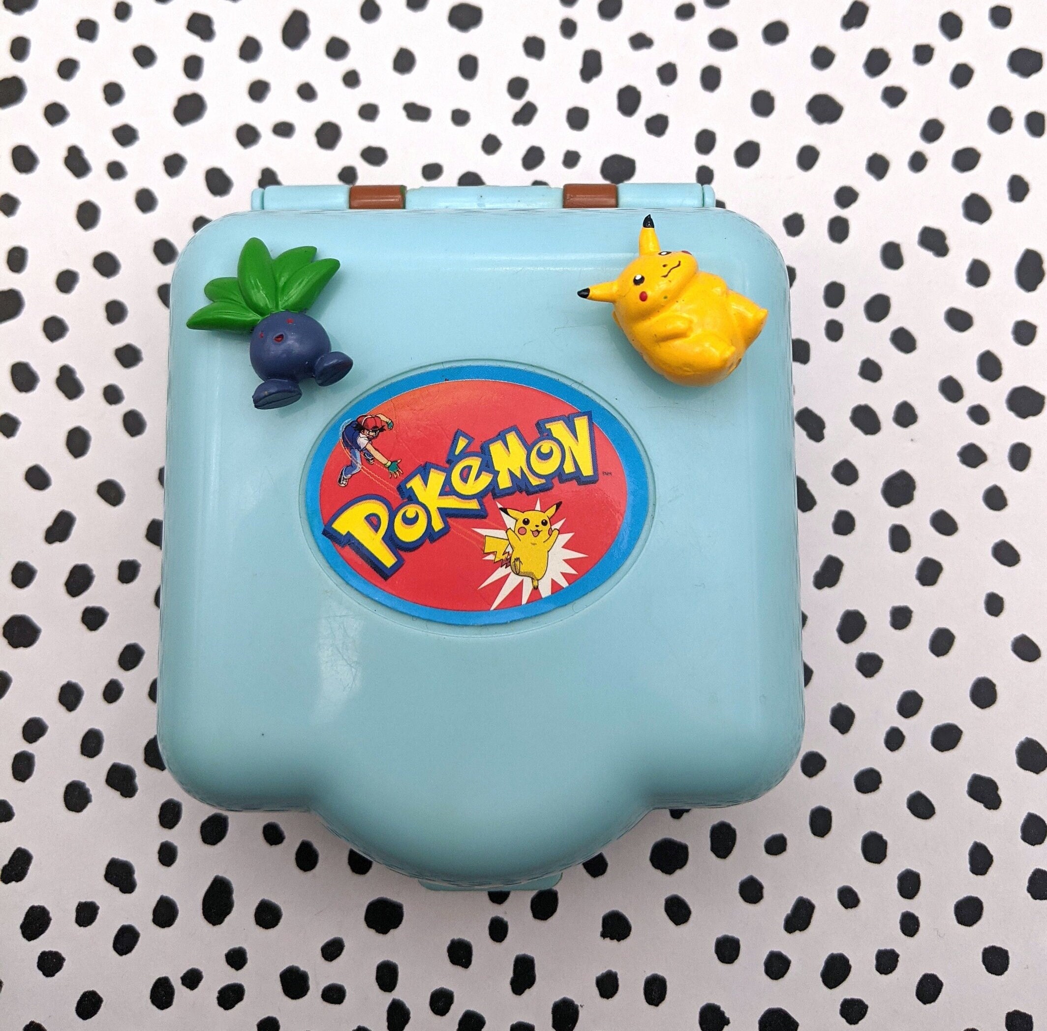 Pokemon Polly Pocket Style Compact Viridian Forest Playset from Tomy  Nintendo 1997 Vintage Pokemon Fan Gift Addition to a Collection