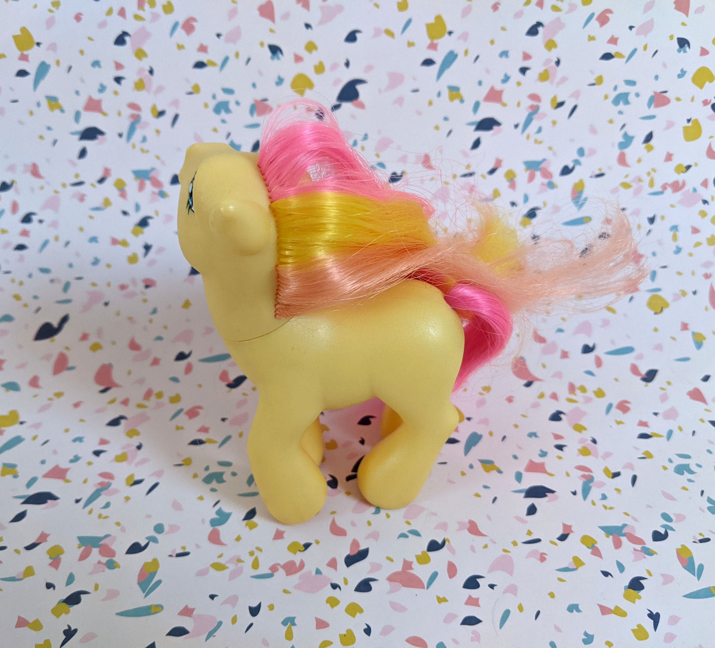 little my様専用バードフラワーベース ピンク＆イエロー little my