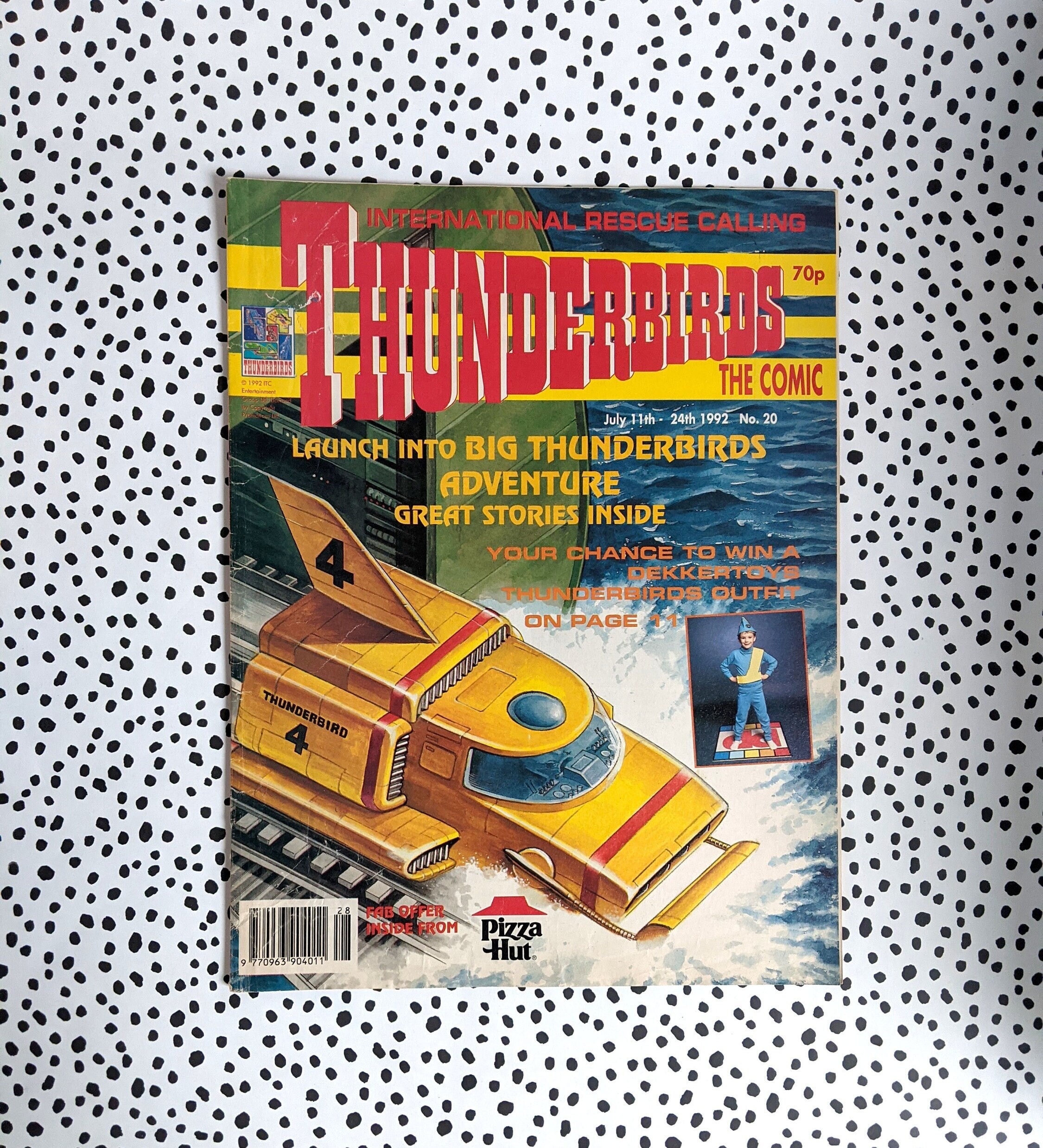 Thunderbirds Magazine Comic Jul 92 Vintage Issue No. 20 | 1992