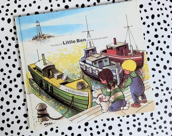 Rare Vintage Telling the Time 'The Story of Little Ben' Story Teaching Book 1986 | Nostalgic Present