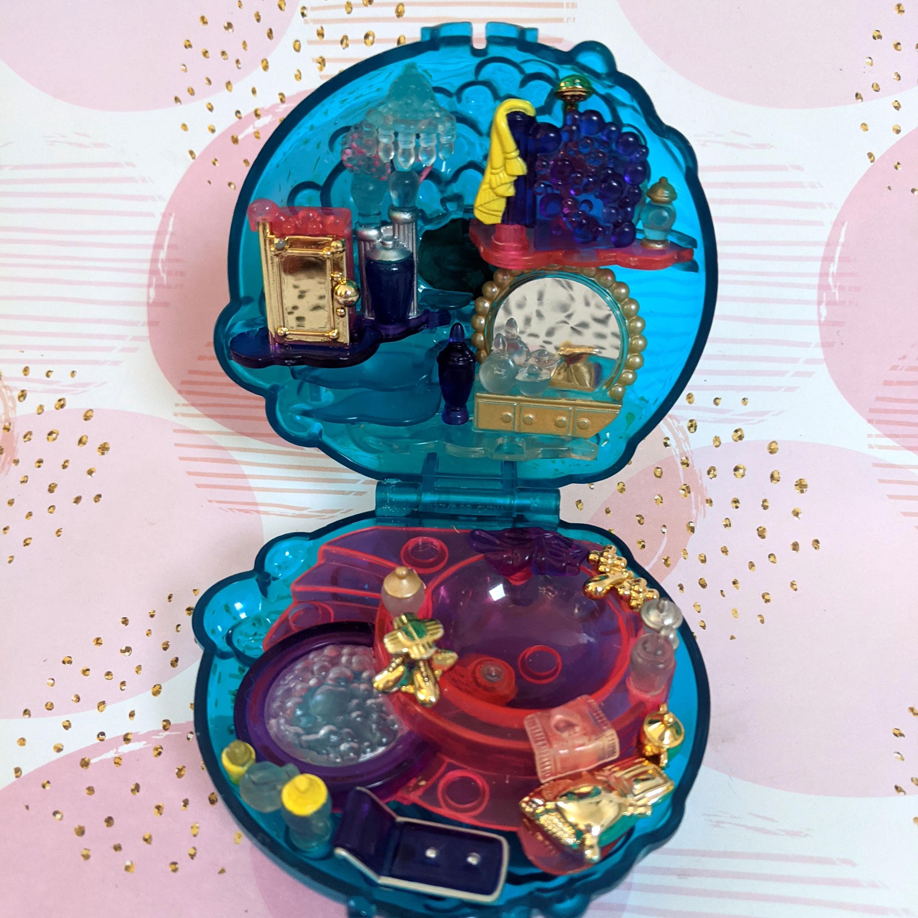 Complete Polly Pocket Bubbly Bath Sparkle Surprise Rare Vintage