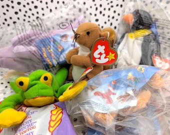 Pick Your Own ty Beanie Babies Vintage McDonalds Happy Meal Toy 1999 | Collectible Retro 90s Nostalgia