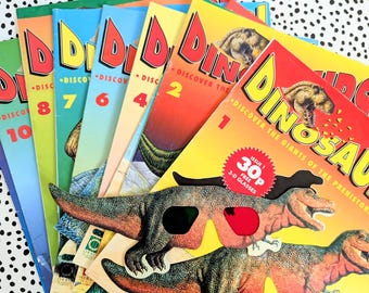Pick Your Own Vintage Dinosaur Magazines Issues from the 90s | Dinosaur facts and activities | Great Retro Gift