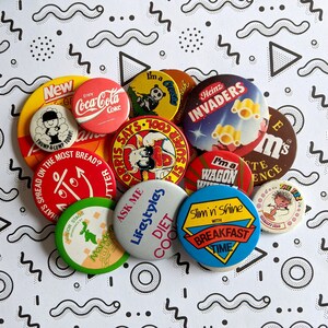Pick Your Own: Vintage Food Advertising Badge | Perfect nostalgic gift or stocking filler