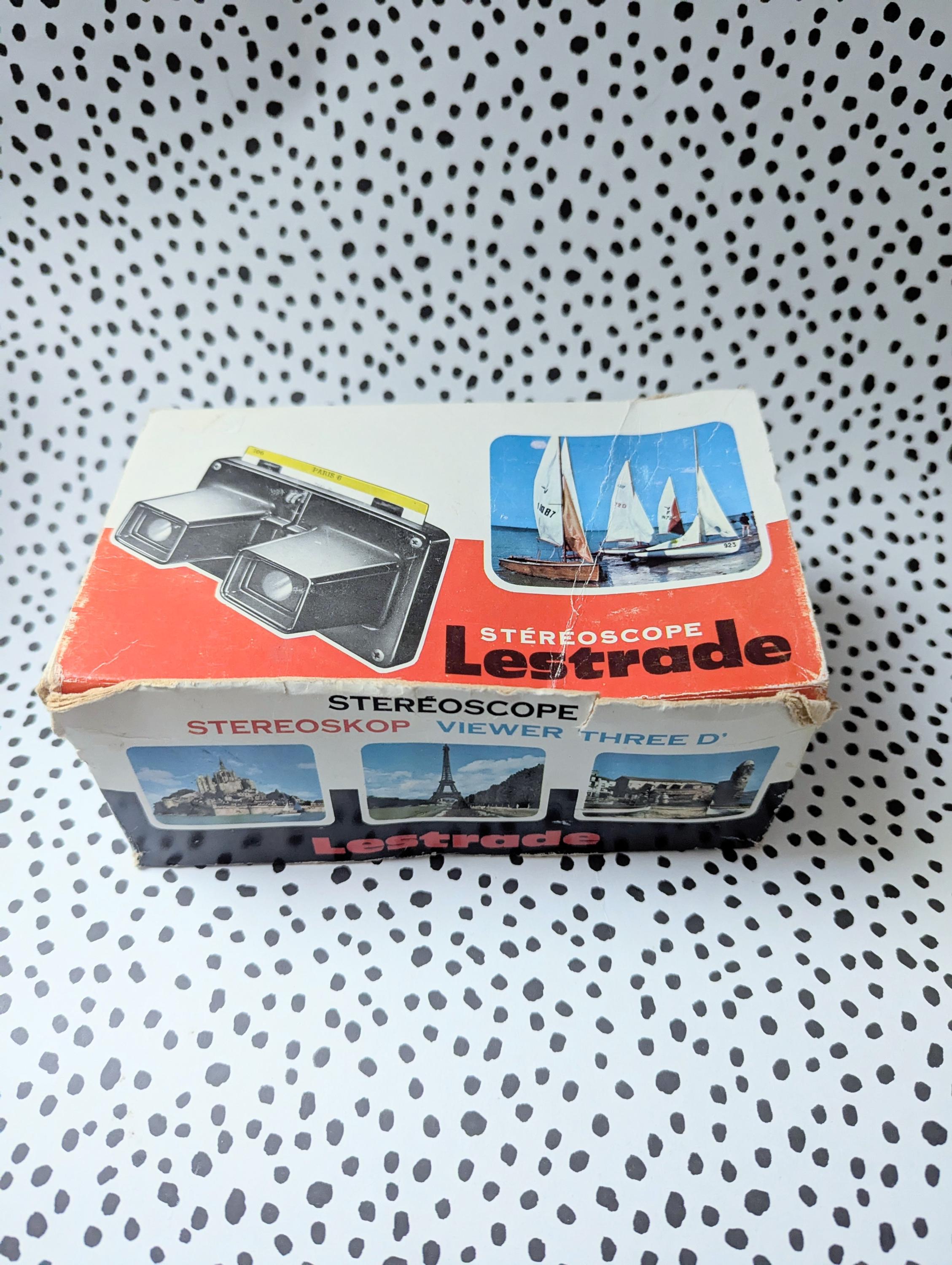 Vintage Lastrade Simplex Stereoscope Viewer With Original Box