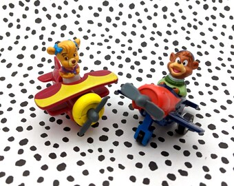 ヴィンテージ テイルスピン 飛行機キットとモリー ディズニー マクドナルド ハッピーミール おもちゃ | 90 年代のノスタルジア | レトロなギフトやクリスマスプレゼントに最適