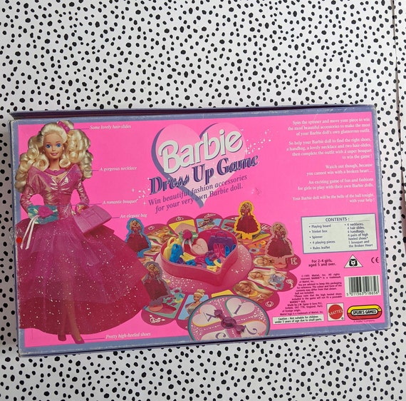 Barbie Dress up Game Complete Vintage 1995 Spears Games Perfect Gift for a Barbie Fan or for a Collection Etsy UK