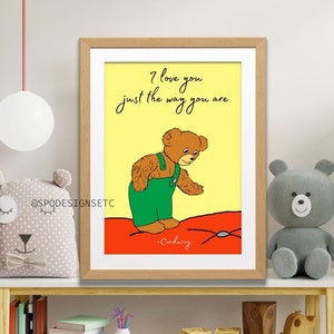 Minimalistic Corduroy Wall Art with Quote