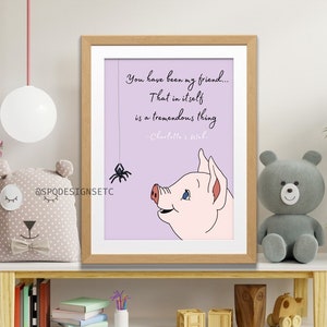 Charlotte's web nursery decor cheap