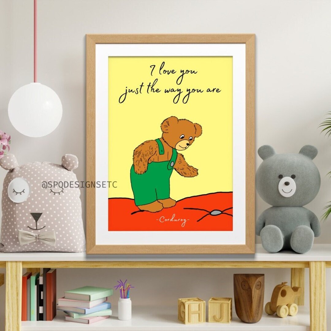 Minimalistic Corduroy Wall Art With Quote - Etsy