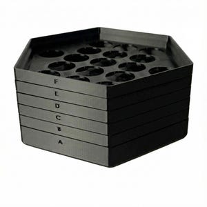 MXN Physical | Mexican Coin Sorting Tray Organizer  (50 c - 20 pesos) | Heavy-Duty Stackable System