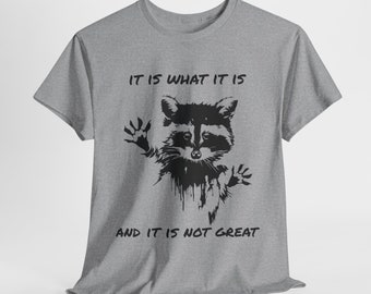 It Is What It Is Raccoon Tee