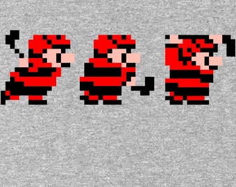 Fat Guy Hockey Video Game T-Shirt