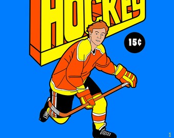 1970s Skater Hockey Card Wrapper Shirt