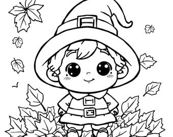 Thanksgiving Coloring Pages, Fall Holiday Activity (PDF)