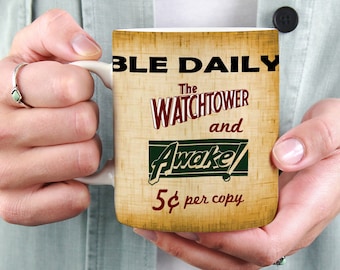 Read Your Bible Daily Old School JW Mug